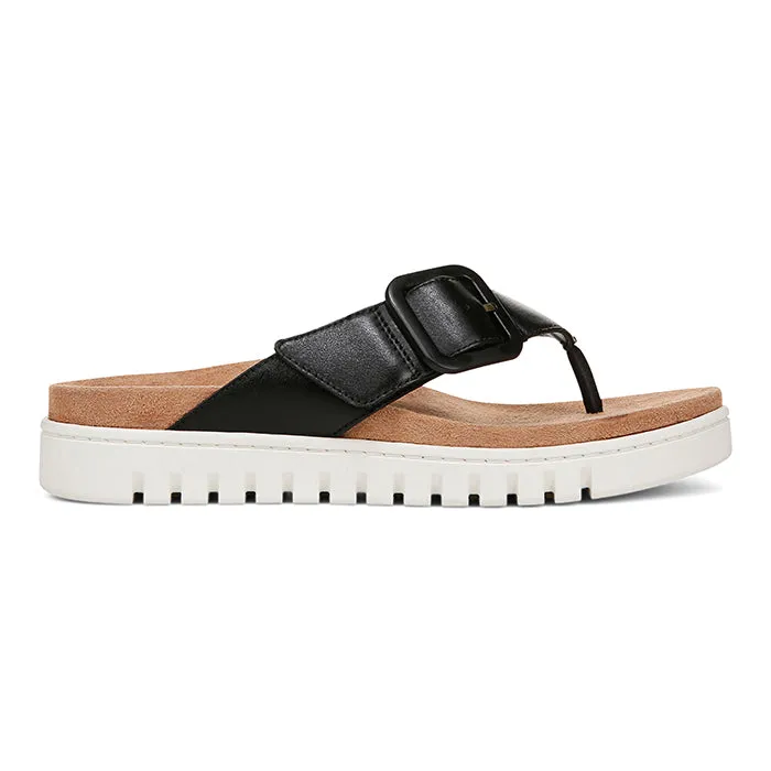 Womens Vionic Uptown Marin in Black Closed back Ocean Breeze