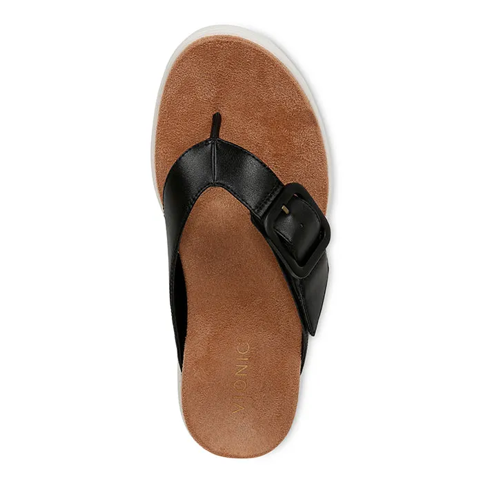 Leaf Touch Comfort Walk Shoes Womens Vionic Uptown Marin in Black