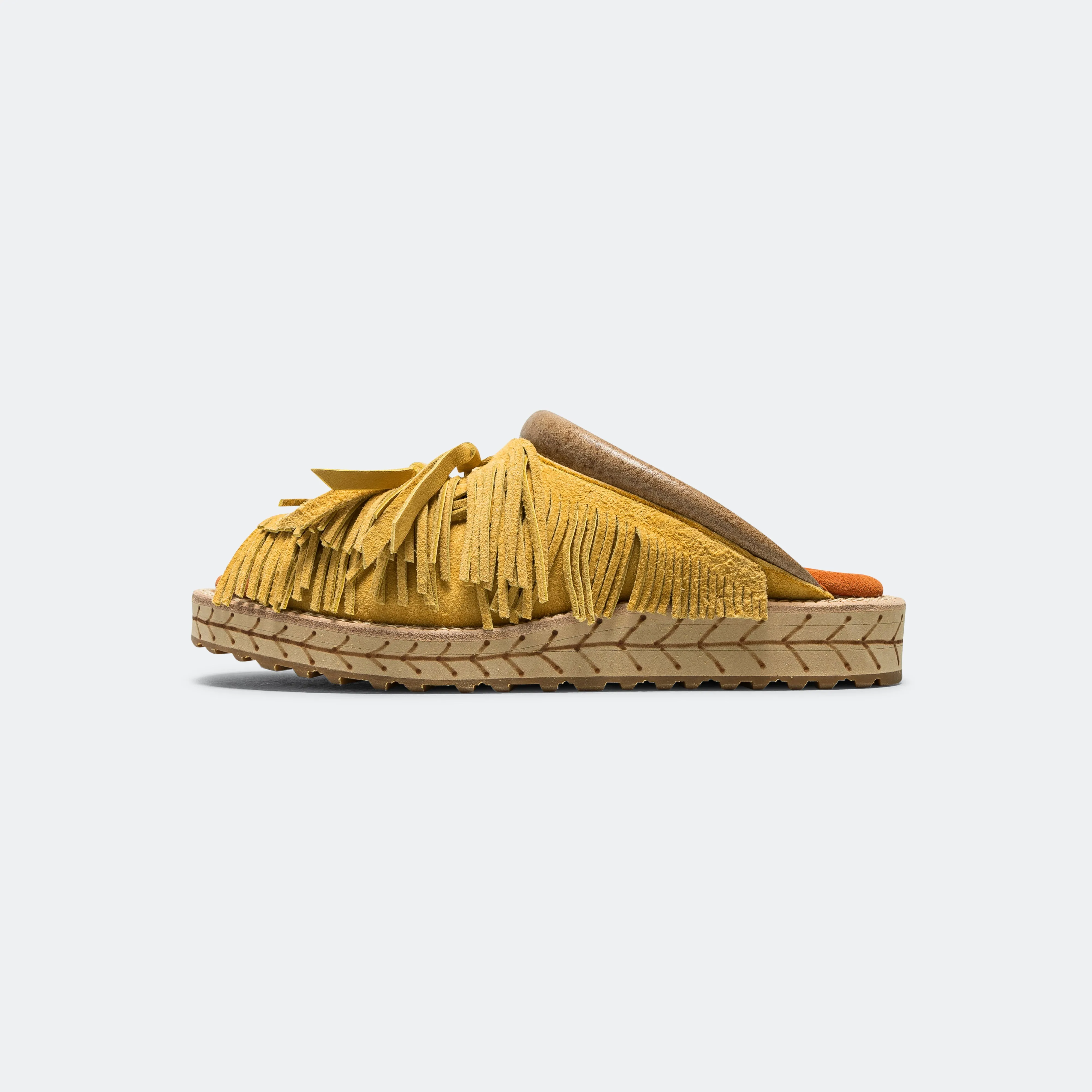 Deer Leather Pueblo Sabot - Yellow easy move