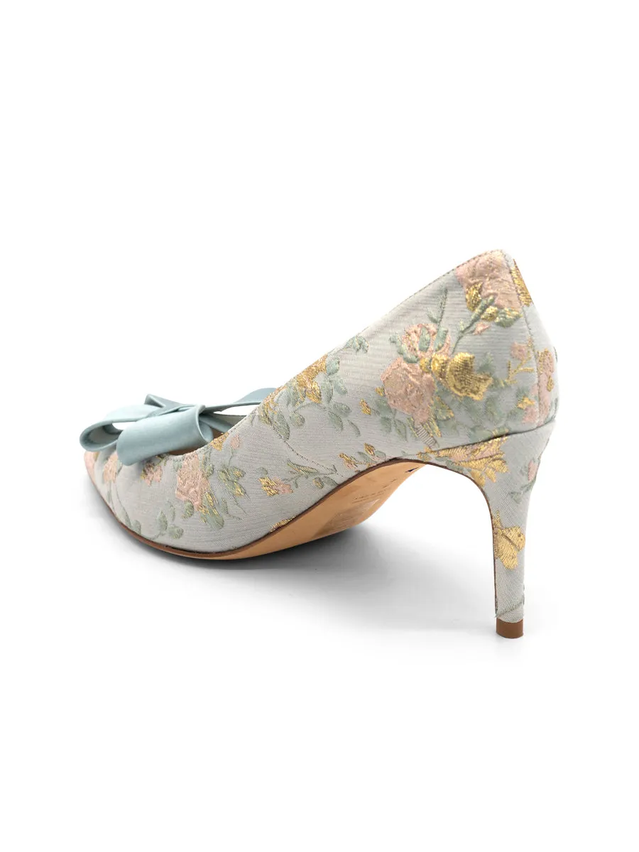 Caitlin Pointed Toe Pump Brocade safety wear kind