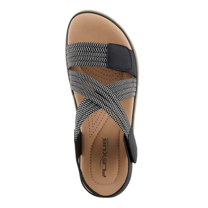 Womens Flexus Crossbeam in Black Open Sides Trend Alert