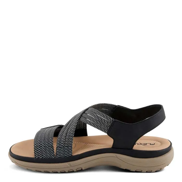 Womens Flexus Crossbeam in Black Versatile Comfort Comfortable walking shoes