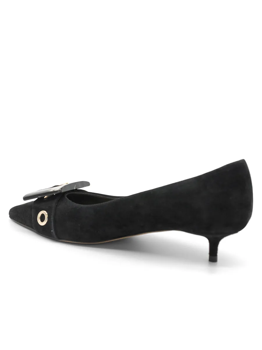 festival Trendy Look Diana Pointed Toe Kitten Heel