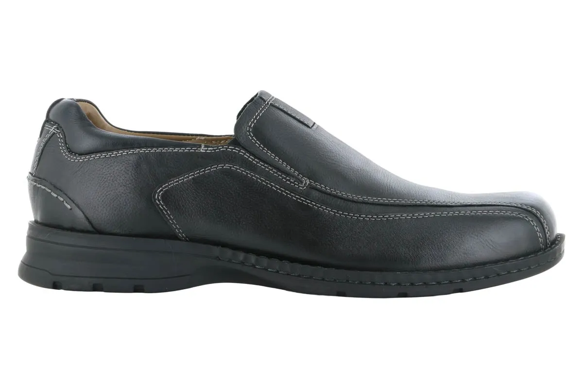 Dockers Agent Slip On Shoe Black Confidence Fit Coastal Cool