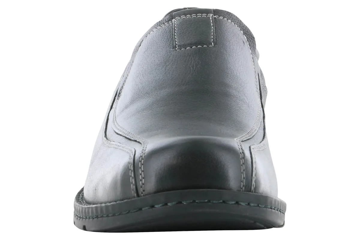 Silent Step Dockers Agent Slip On Shoe Black