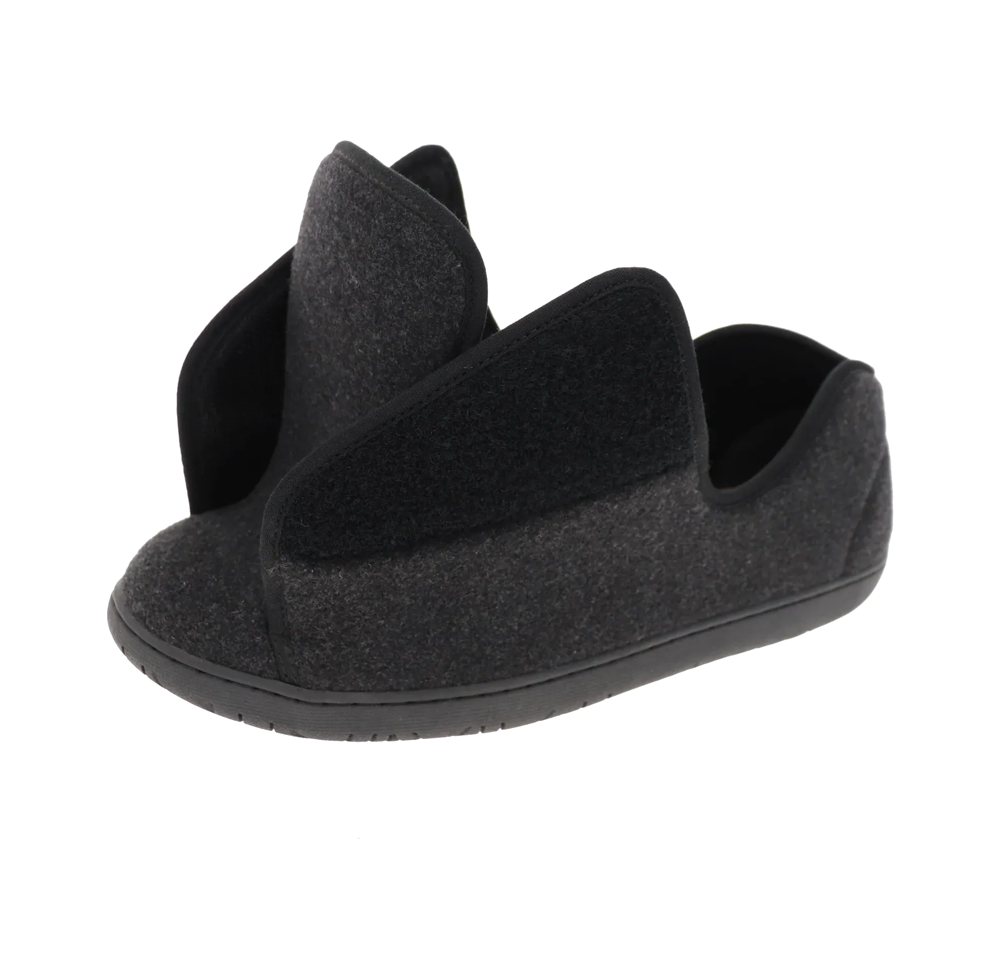 Light   weight   design Soft Hike Doctor 2 Black Wool Slipper
