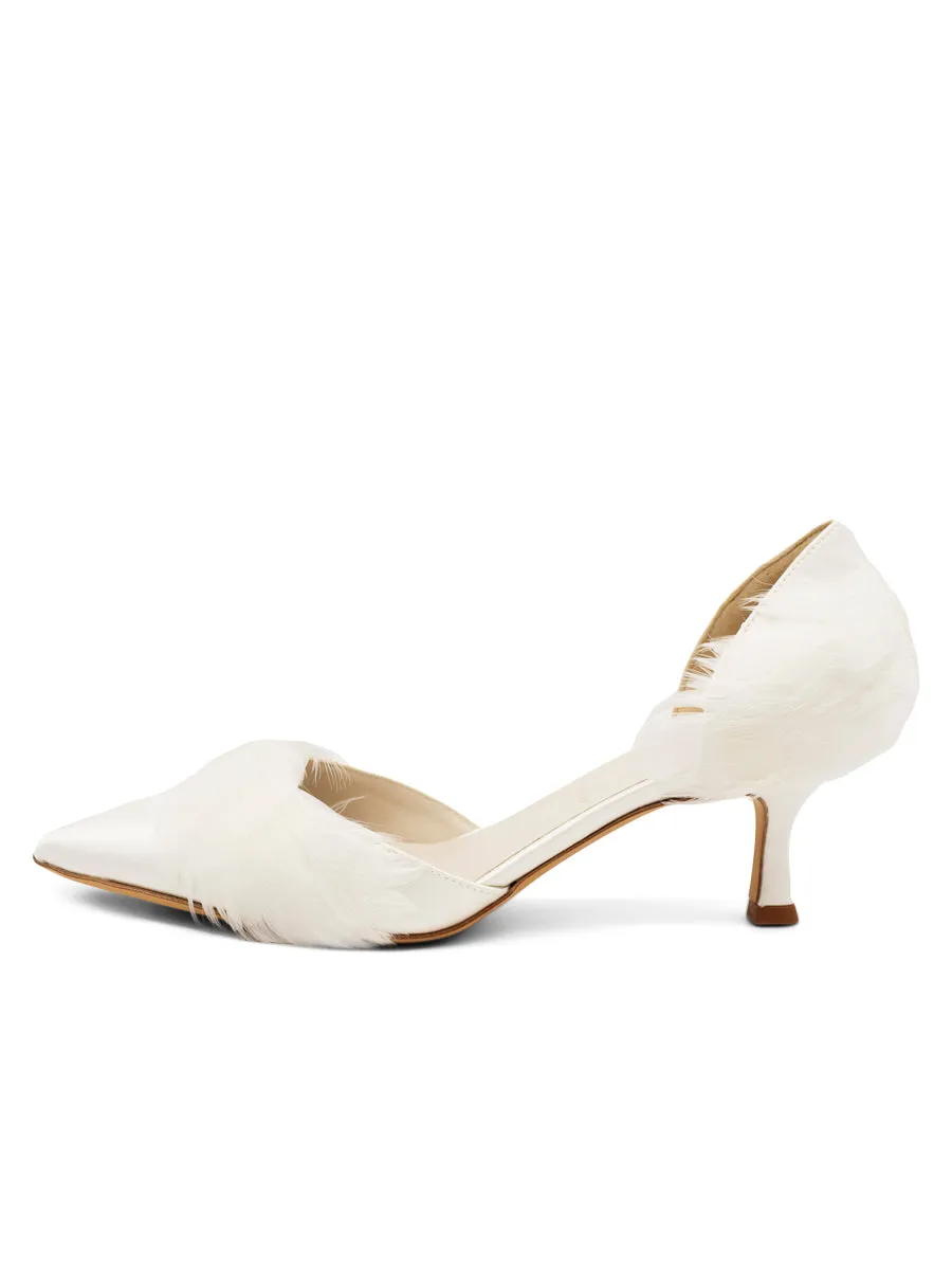 Timeless arch Sofia d'Orsay Feather Heel