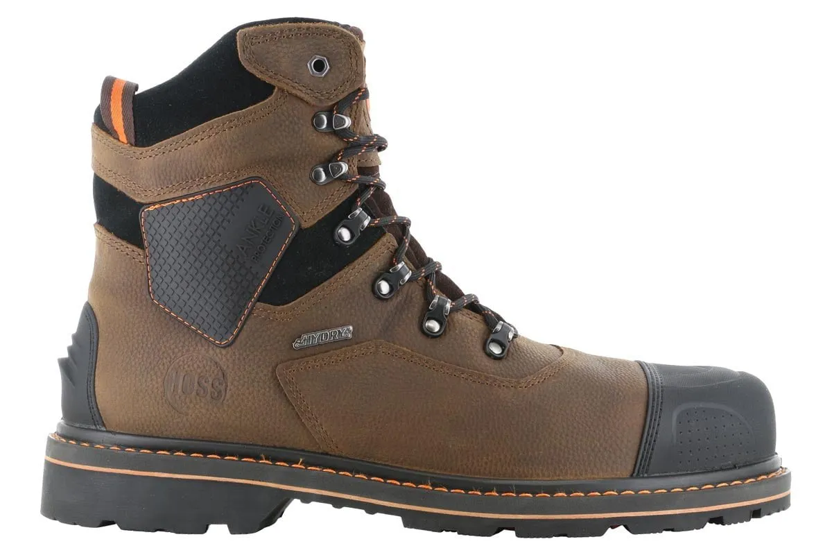 Hoss Range 6" Composite Toe Boot flexible rubber