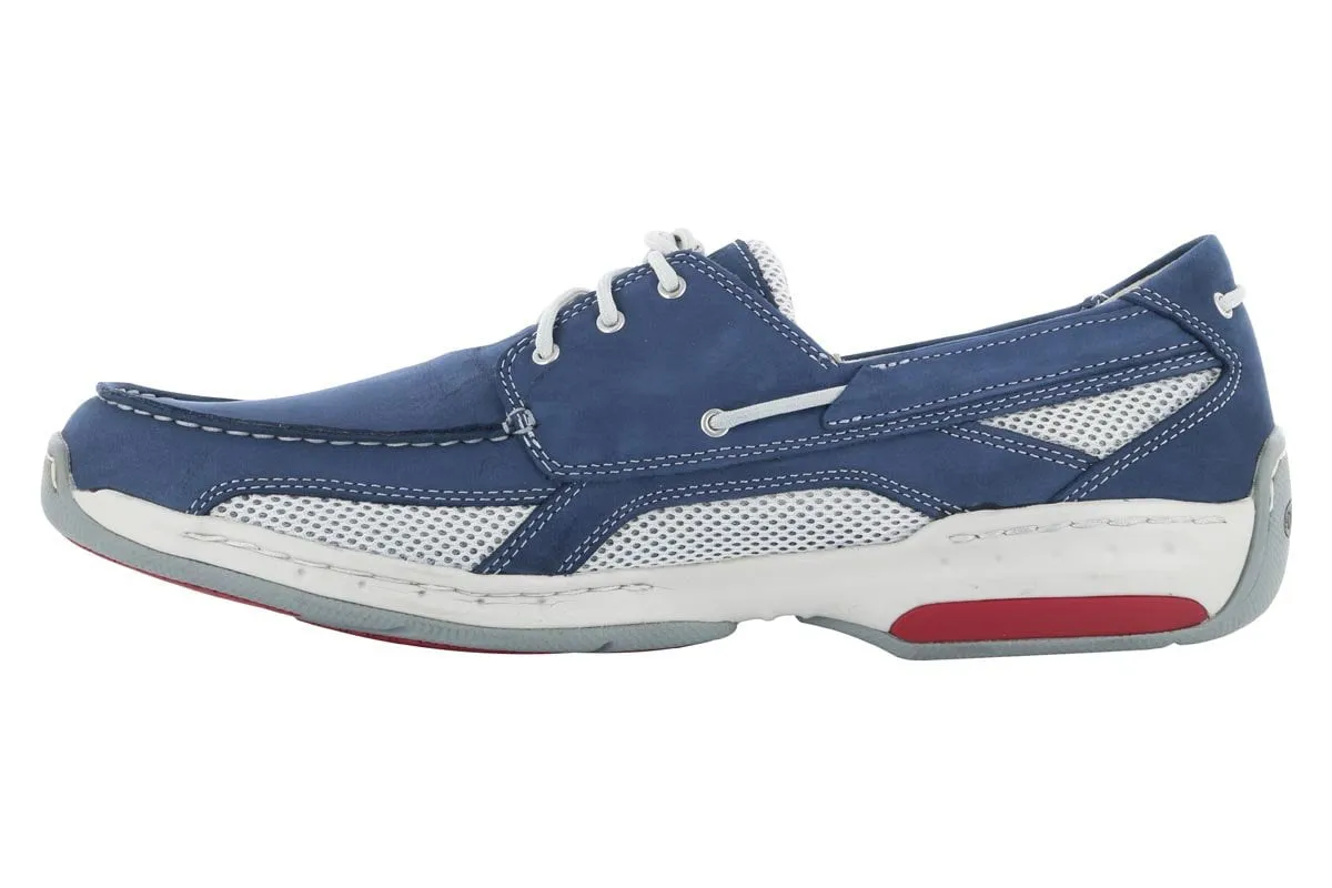 Breath Zone Dunham Captain Boat Shoe Navy Nubuck