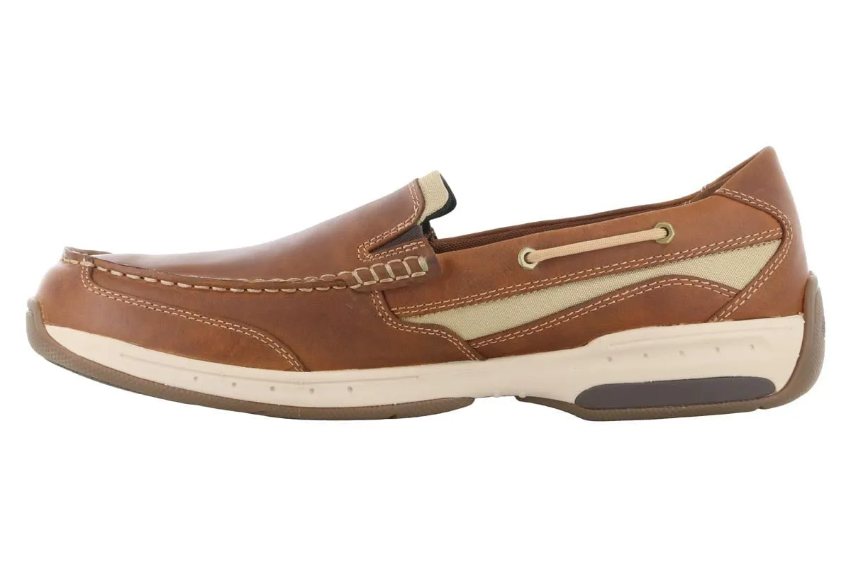 Ventilated Dunham Captain Venetian Slip On Tan