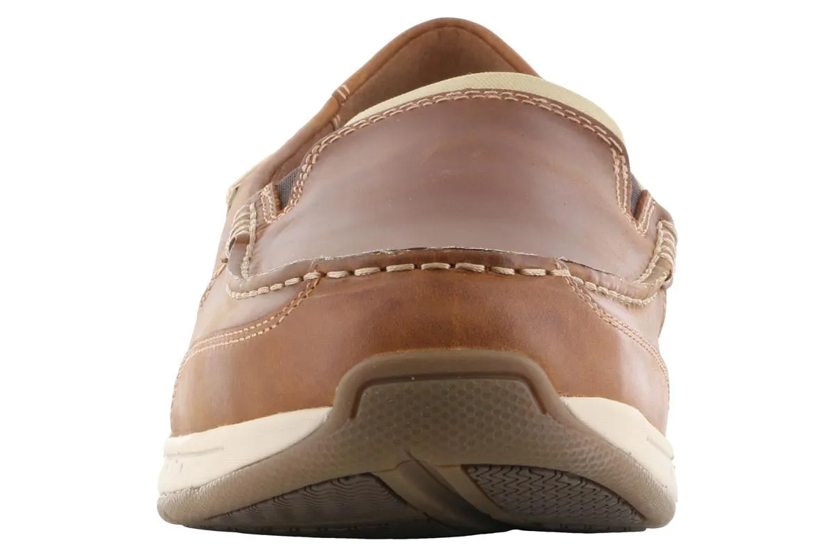 Classic Cushioned Feel Dunham Captain Venetian Slip On Tan