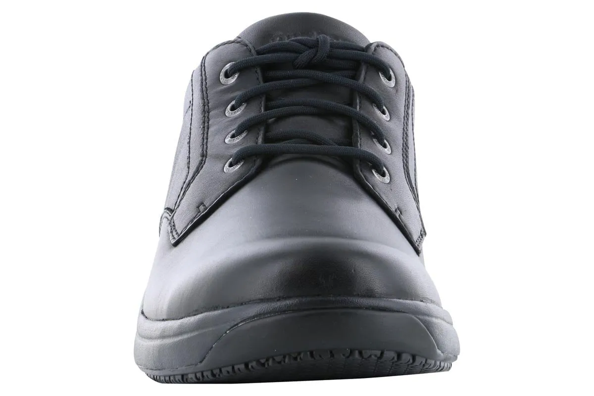 Low Arch Dunham Service Waterproof Shoe Black