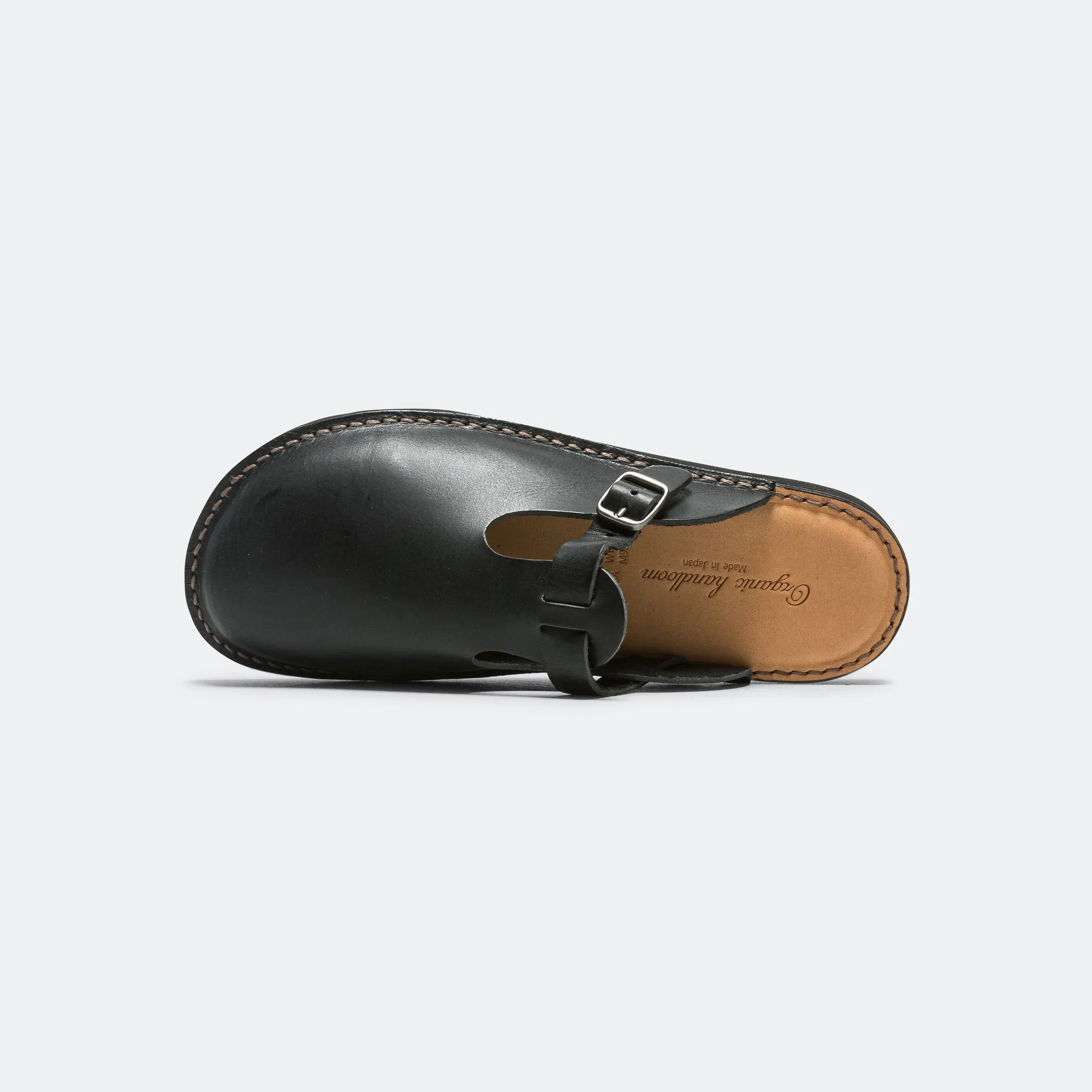 Gudalur Sandal - Black Bare Feel