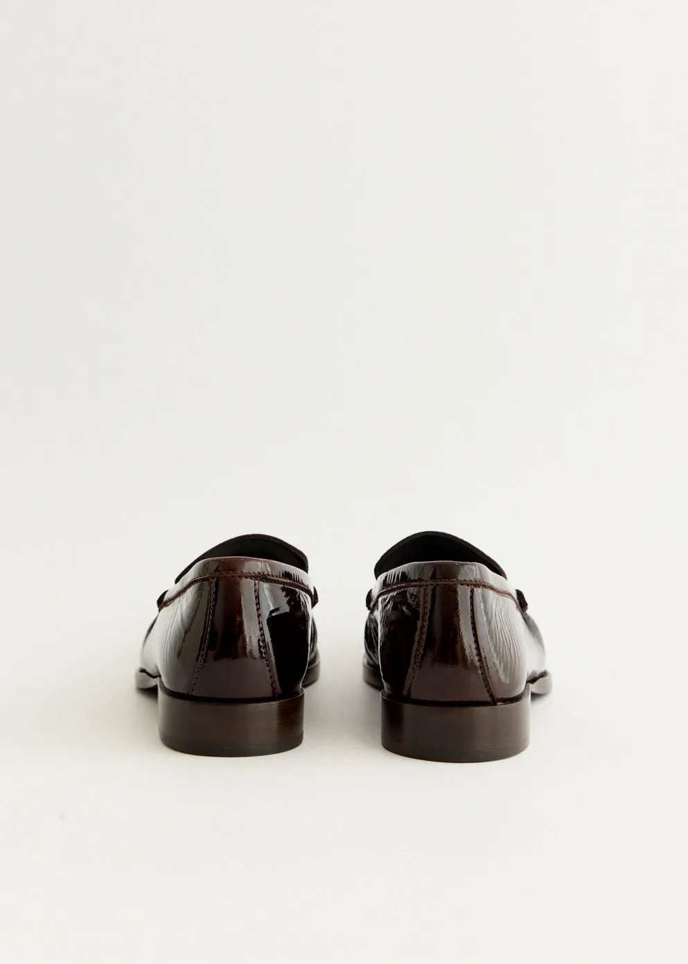 Patent Leather Loafers Sock Friendly