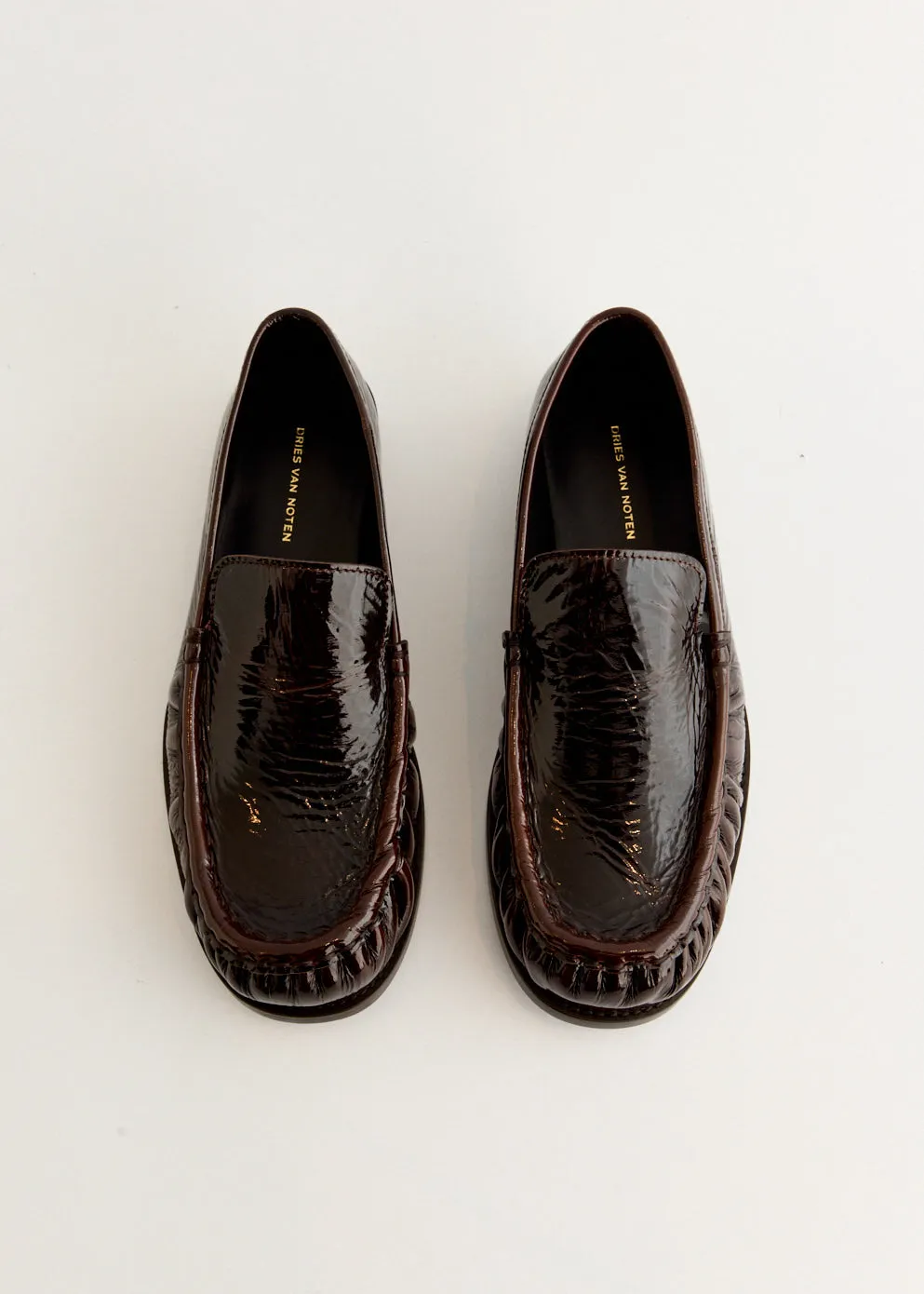 Patent Leather Loafers Short Distance
