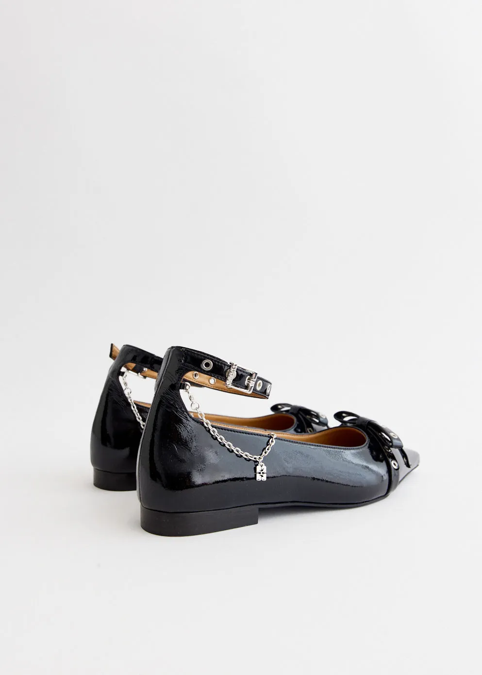 Eyelets Jewel Ballerinas Cat Stroll