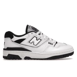 New Balance 550 White Black Soft Fabric
