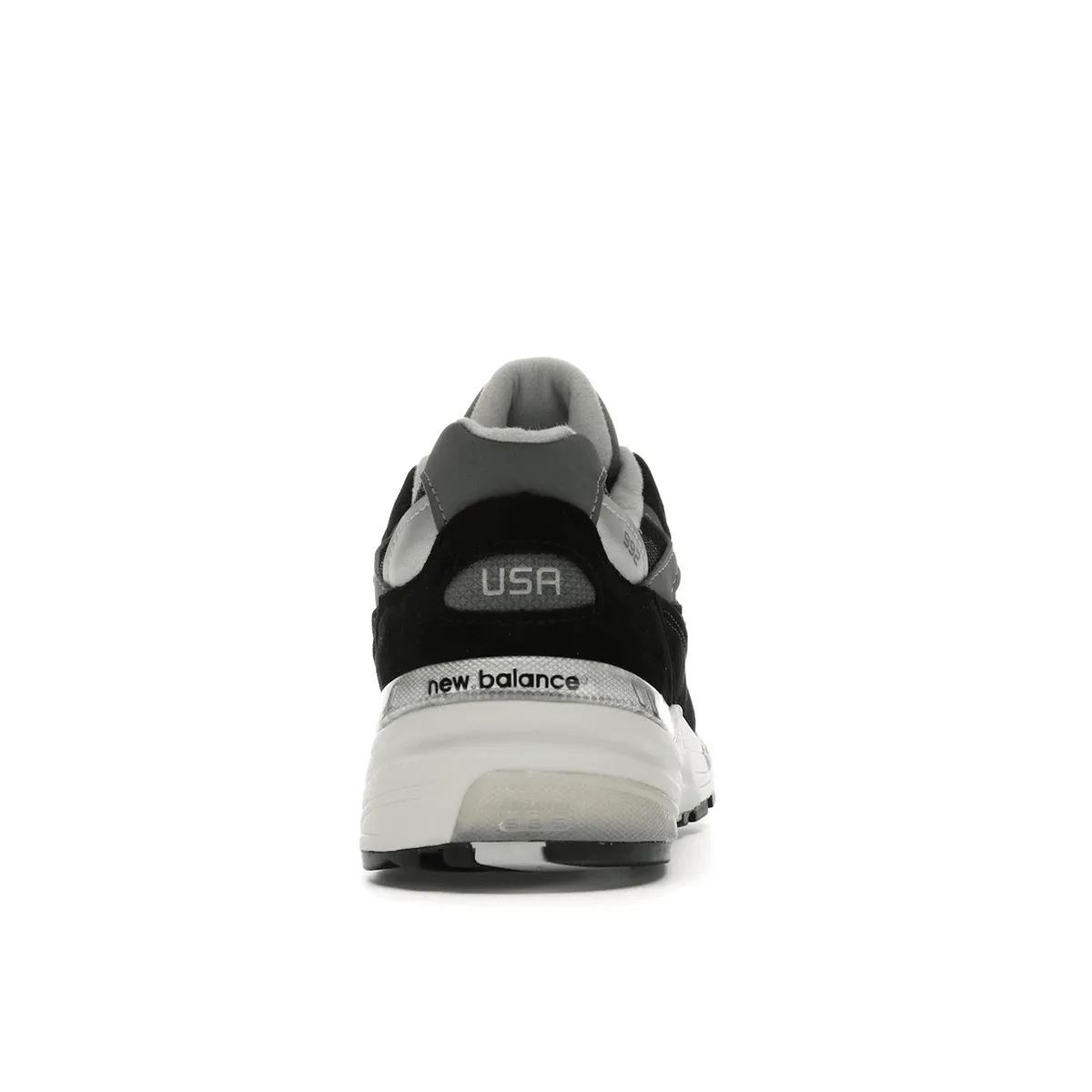 New Balance 992 Black Grey Suede Cushioned Lateral Support