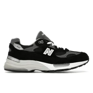 New Balance 992 Black Grey Suede Sport Performance Fitness Trail