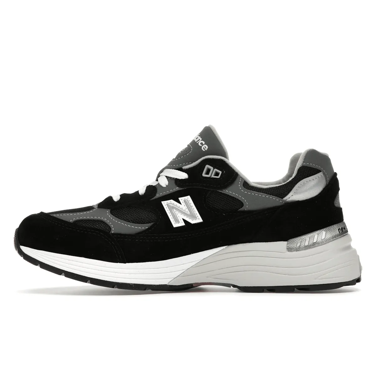 New Balance 992 Black Grey Suede All-Day Ease TPR Outsole