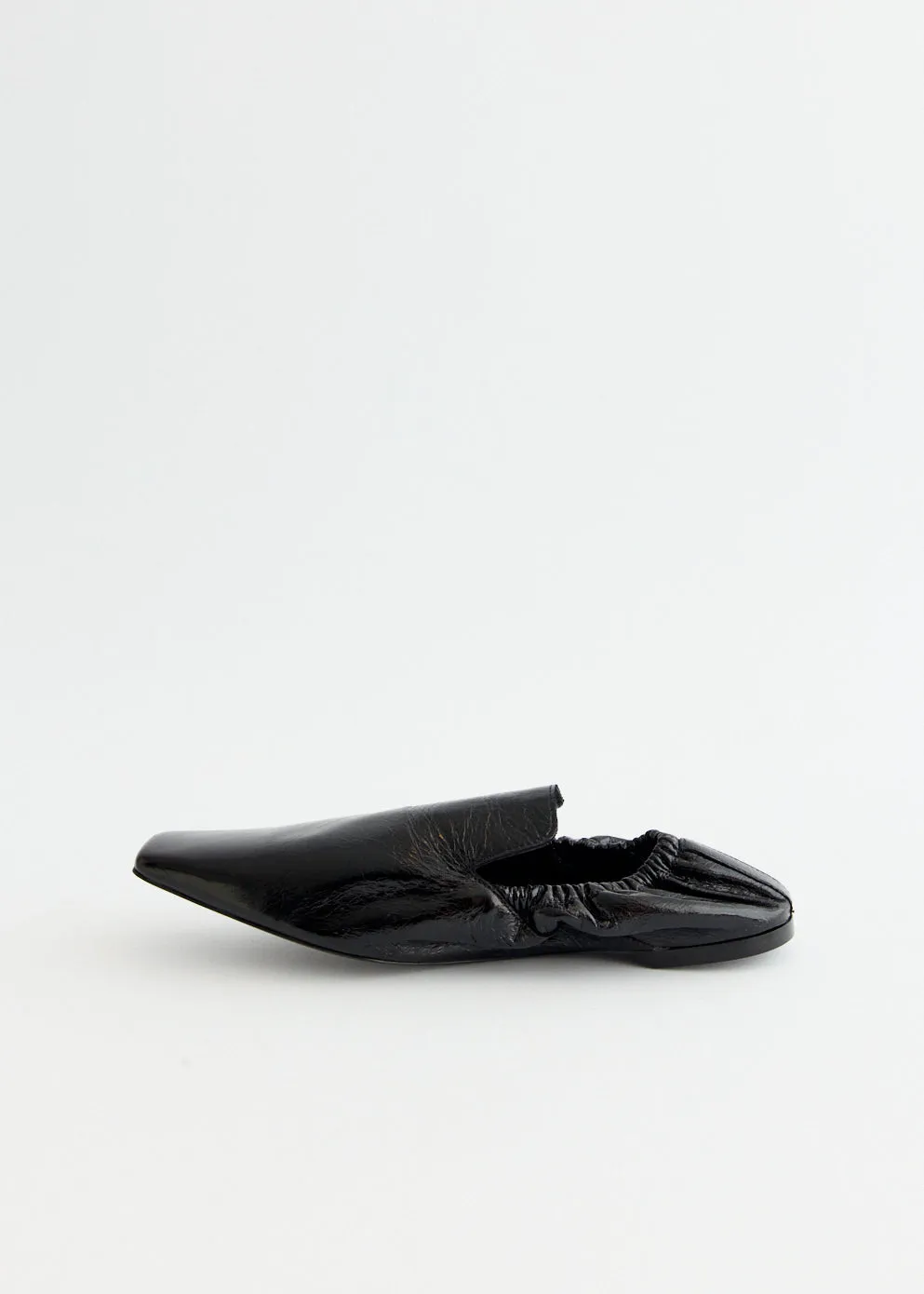 Feet Relief Elastic Back Leather Loafers