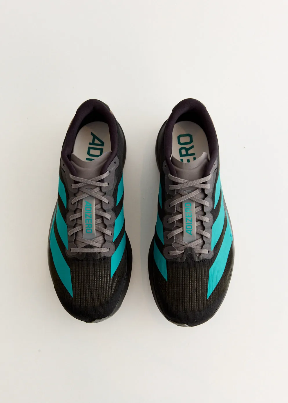 cold - weather shoes Adizero Evo SL 'Black Pure Teal' Sneakers
