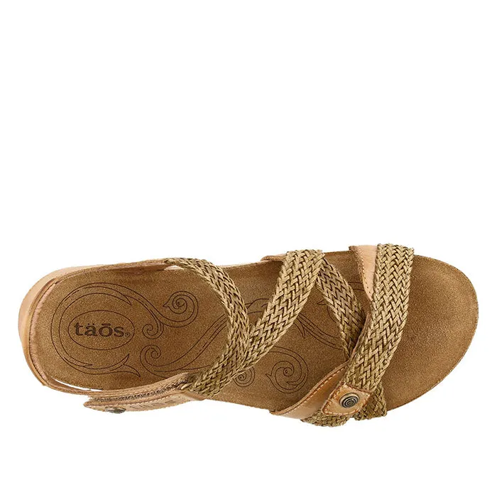 Springy sole Womens Taos Trulie in Camel