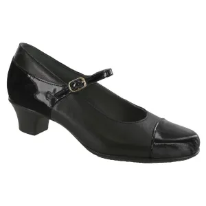 Isabel - Black / Black Patent Two Tone Weather Safe