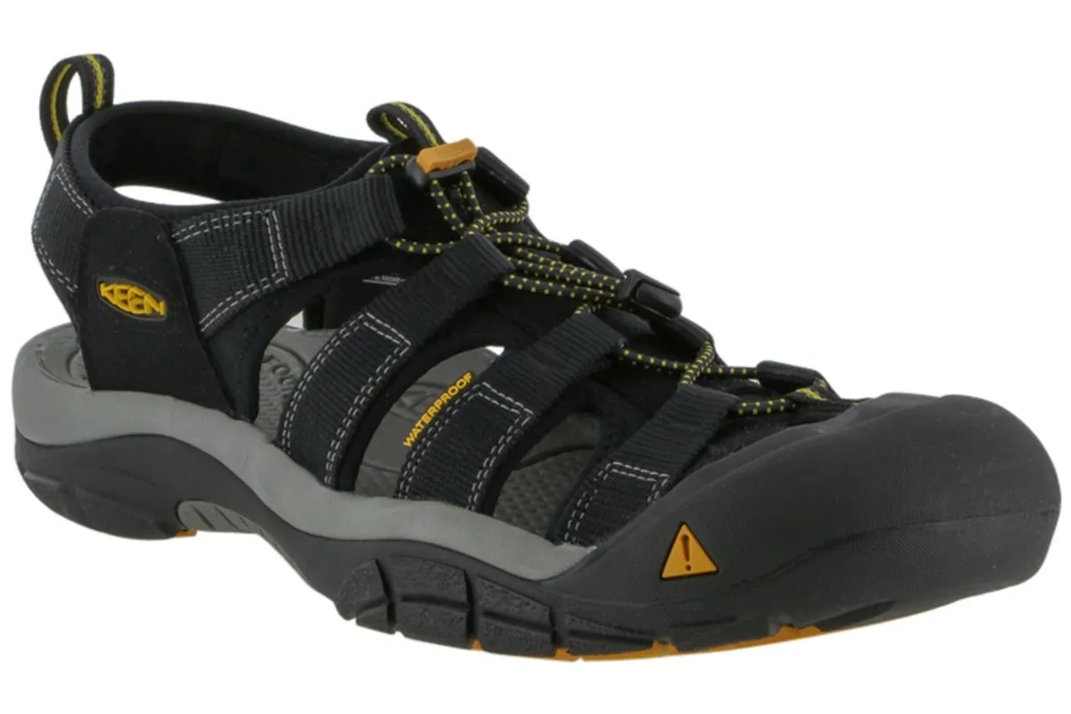 Keen Newport H2 Sandal Black Foot Care Silver Glow