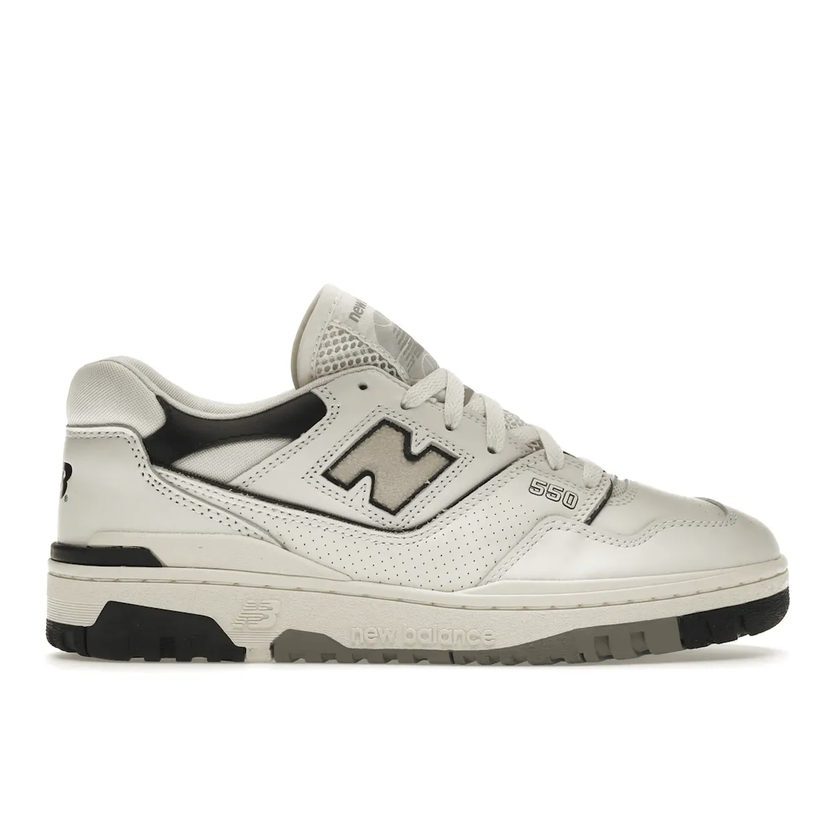Customizable MoldedMidsole New Balance 550 Cream Black