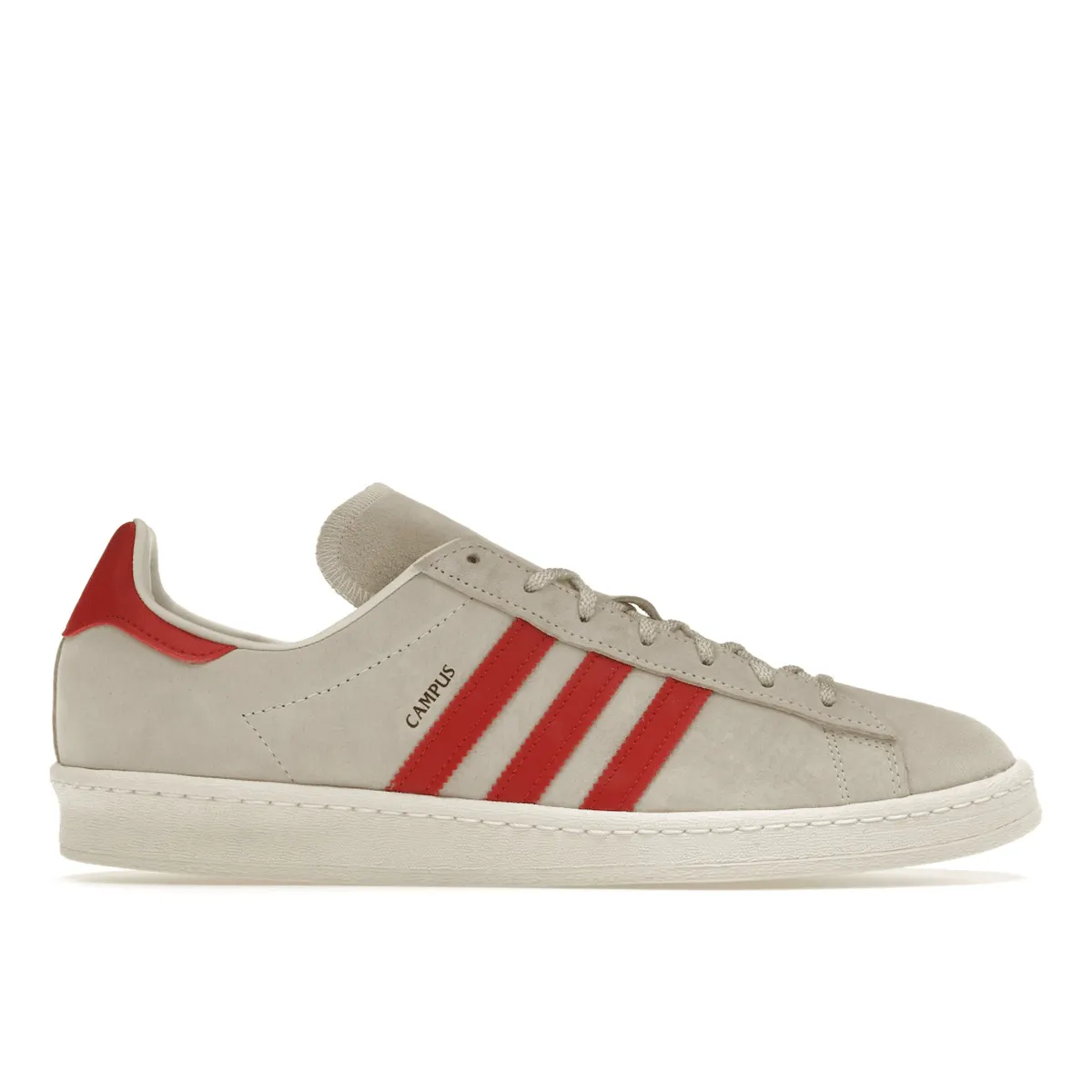 Adidas Campus 80s Off White Collegiate Red walking shoes Park Chill