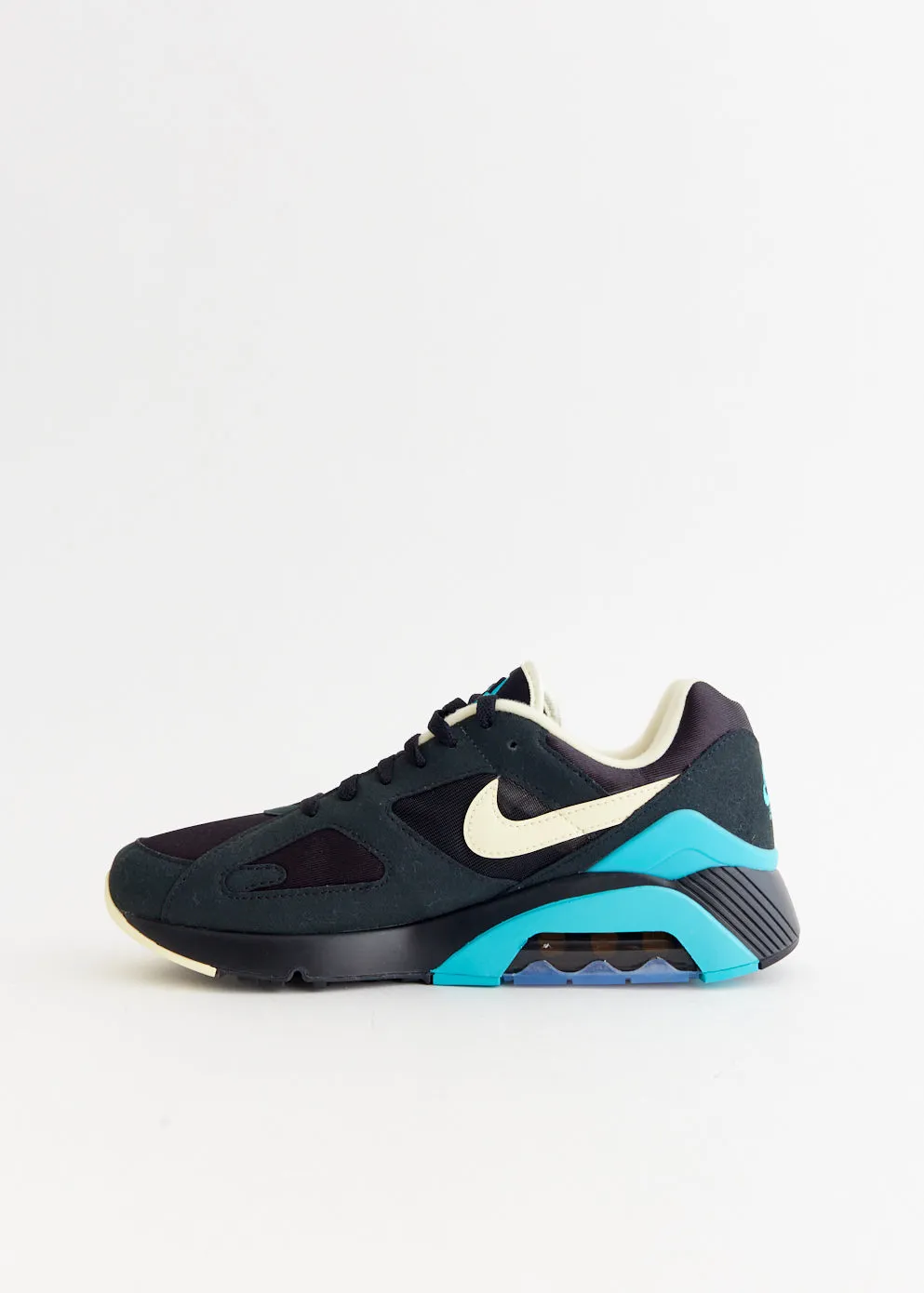 Air Max 180 'Black Dusty Cactus' Sneakers perforated design travelers' mules