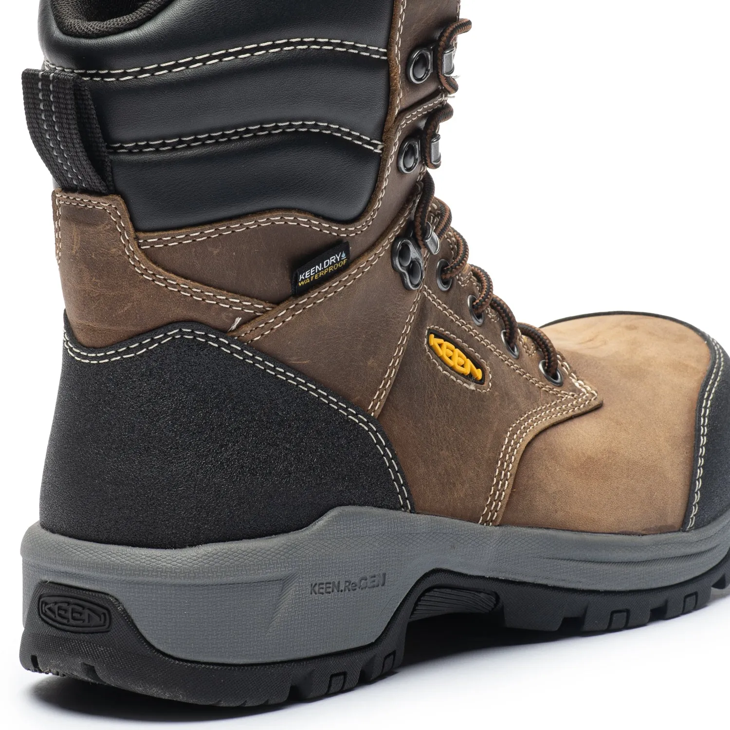 London Edge Evanston Men's 8" Waterproof Composite Toe Work Boots 1029670