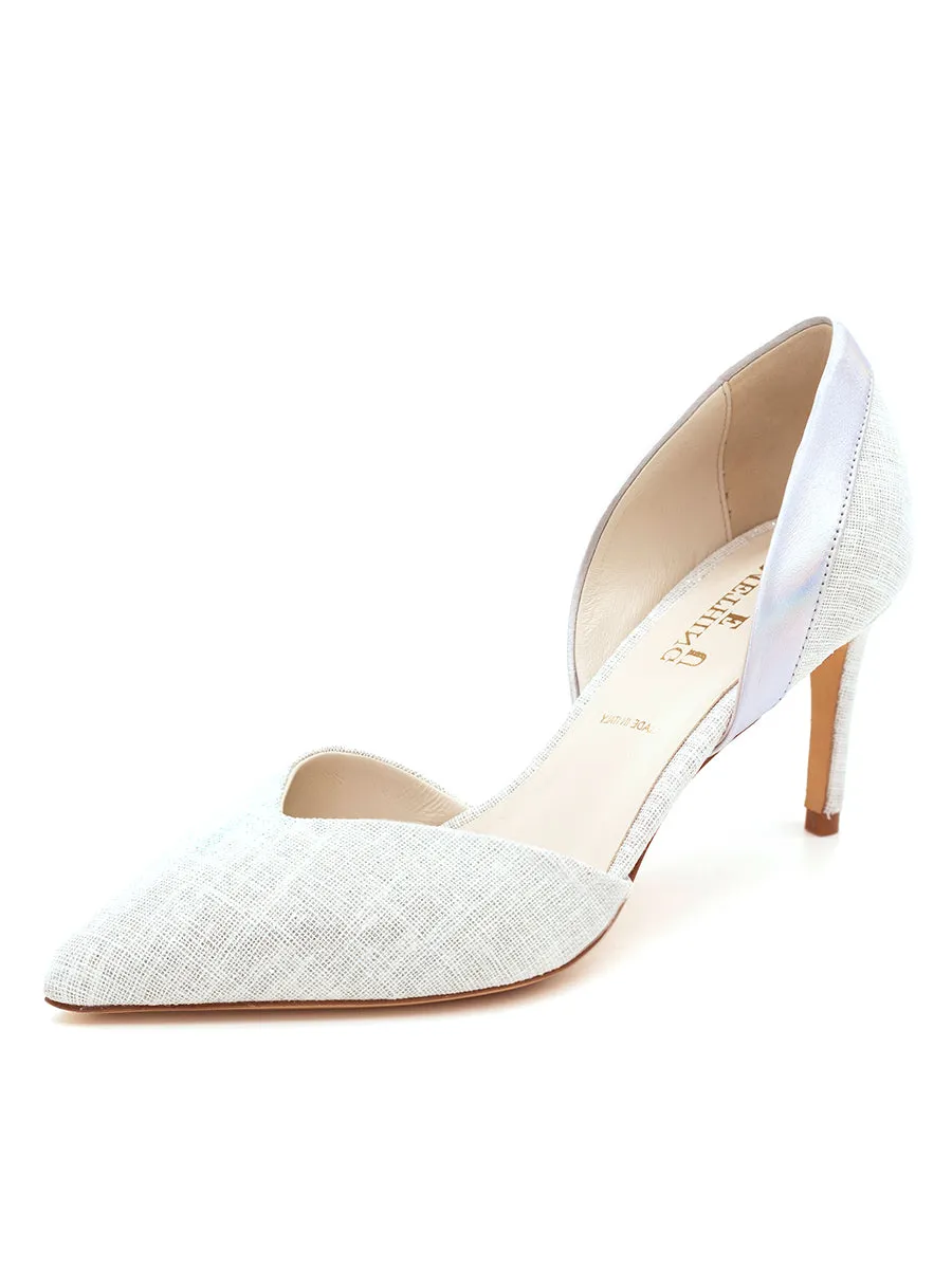 Everly Pointed Toe Pump upper - type Refined fit