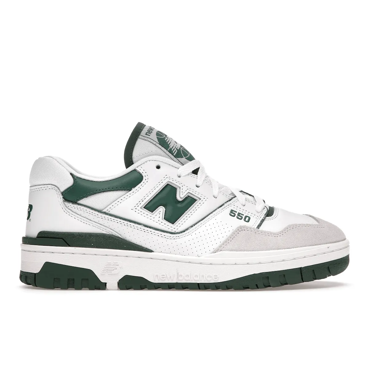 Tailored Comfort New Balance 550 White Green