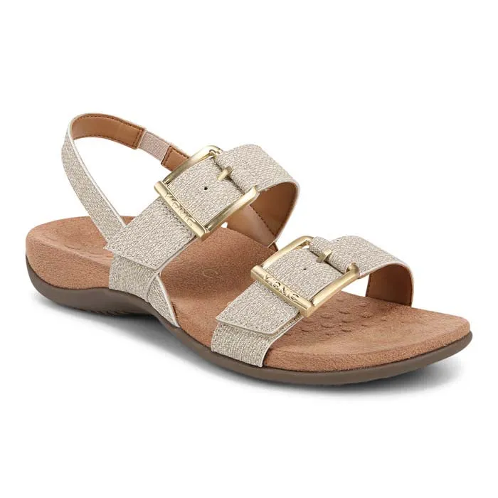 Womens Vionic Reese in Oatmeal Padded Heel