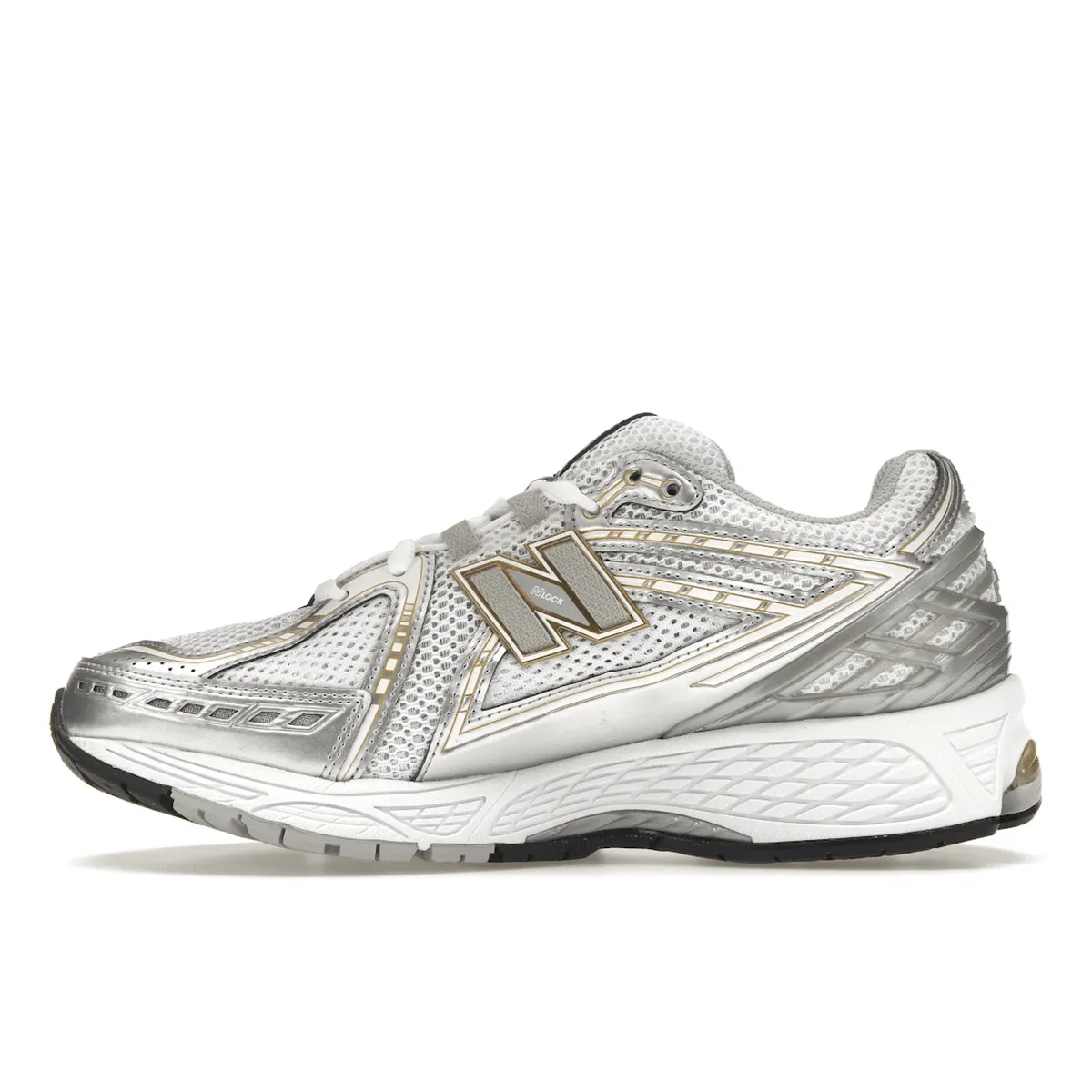 New Balance 1906R White Rain Cloud Silver Metallic Comfort Flex Vegan
