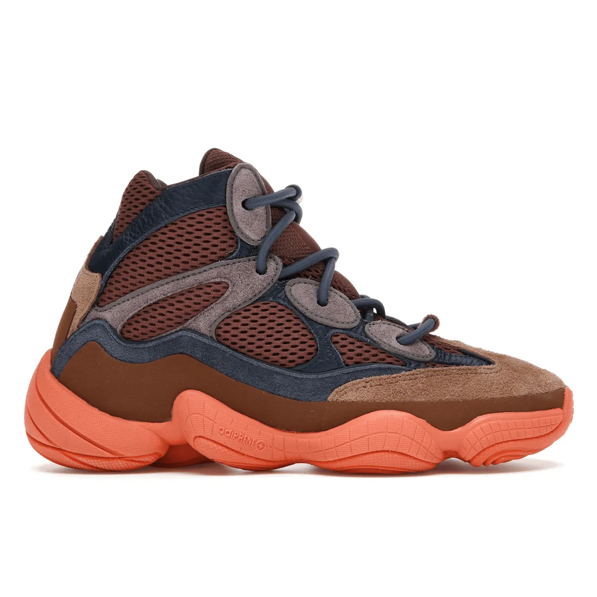 Lug Sole Reflective details Adidas Yeezy 500 High Tactile Orange
