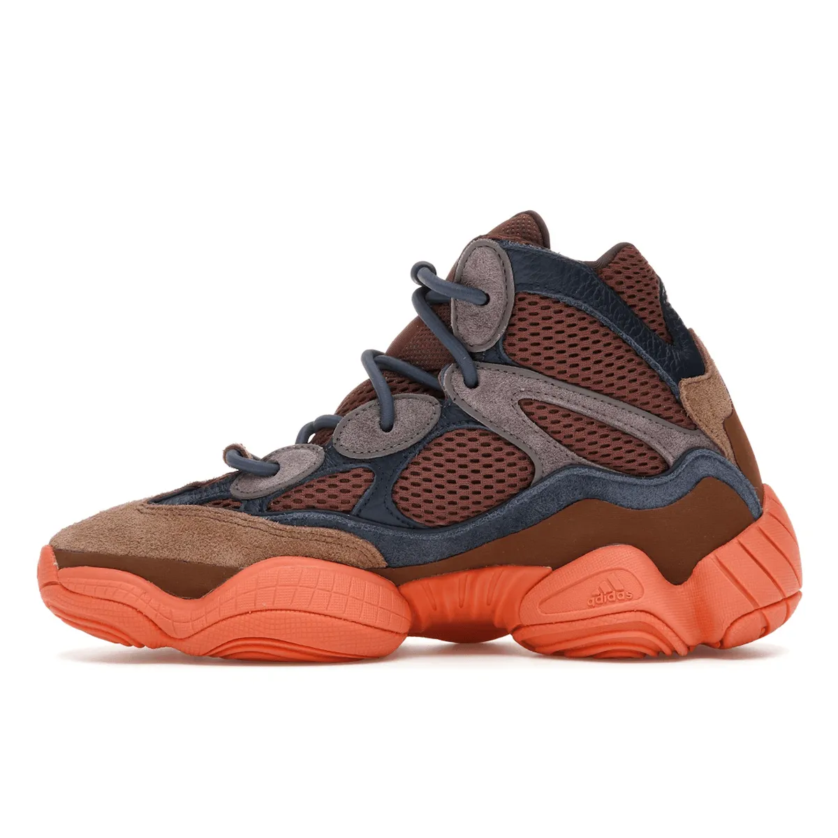 Adidas Yeezy 500 High Tactile Orange for evening walks