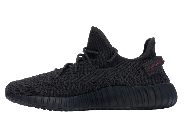 YZY Boost 350 V2 Black (Non-Reflective) geometric patterns