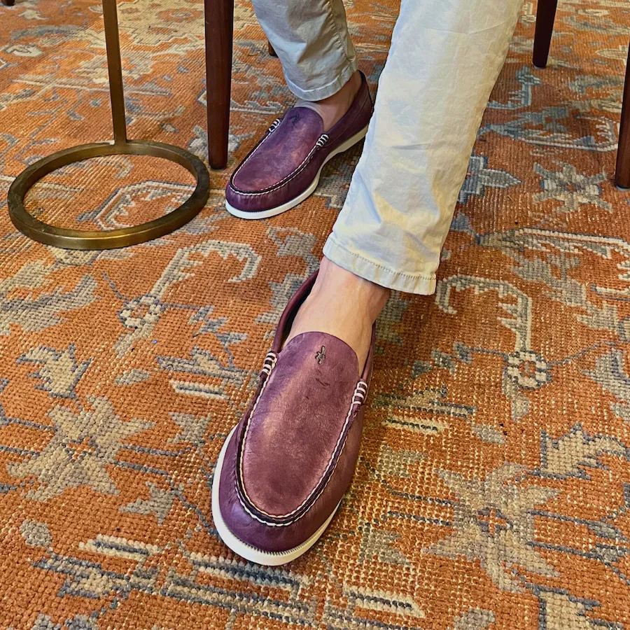 The Purple Smokes Venetian Loafer Shoe Style Leader
