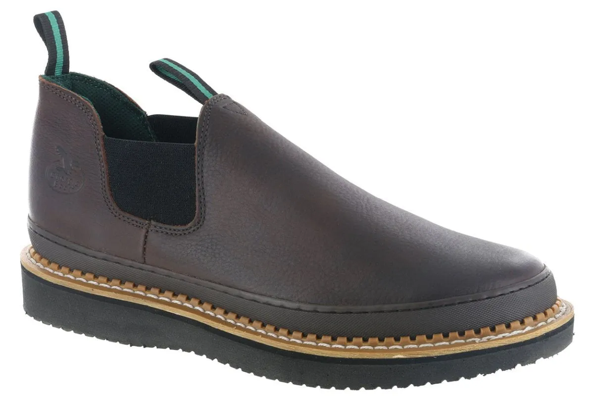Georgia Giant Romeo Slip-On Velvet Texture Chelsea Design