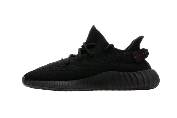 YZY Boost 350 V2 Black Red Skating Striped
