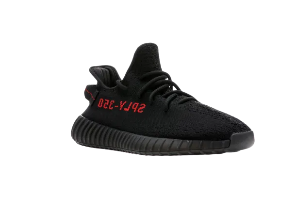 YZY Boost 350 V2 Black Red for color runs