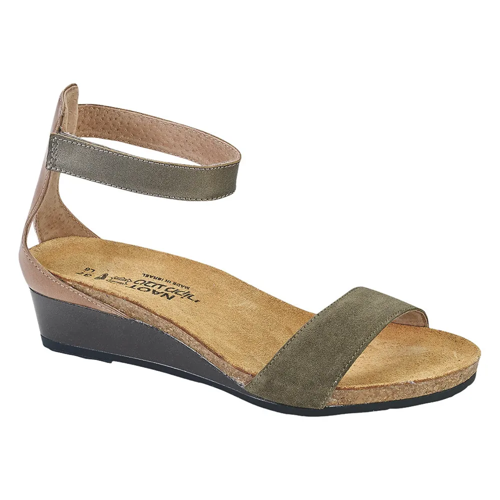 Pixie Sandal (5016) - Oily Olive / Arizona Tan / Pewter decorative - strap student - style