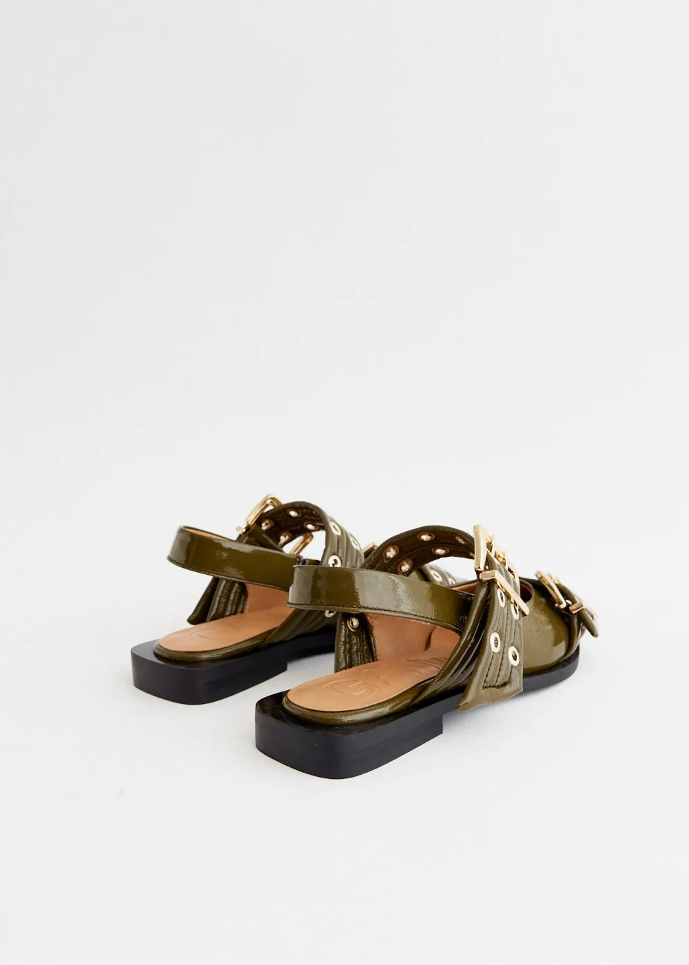 Timeless Appeal Move Comfort Feminine Buckle Ballerinas