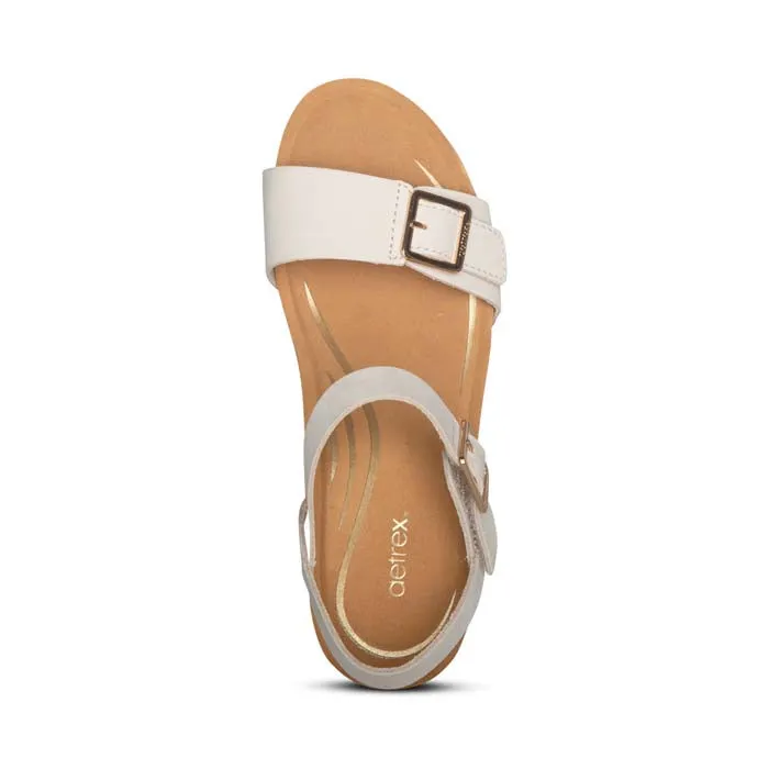 Heel Breath Control Womens Aetrex Lexa in Ivory