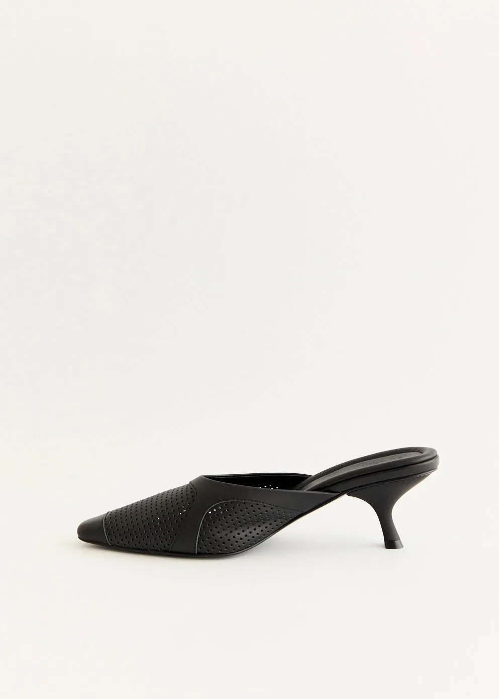 Perforated Heel Blue Sky Buckle Detail