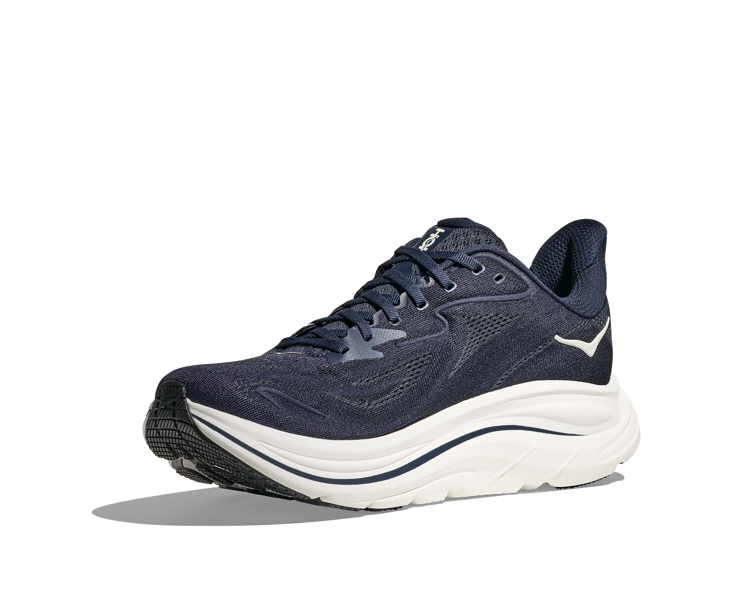 running shoes for casual female joggers Men's Clifton 10 - Navy / White