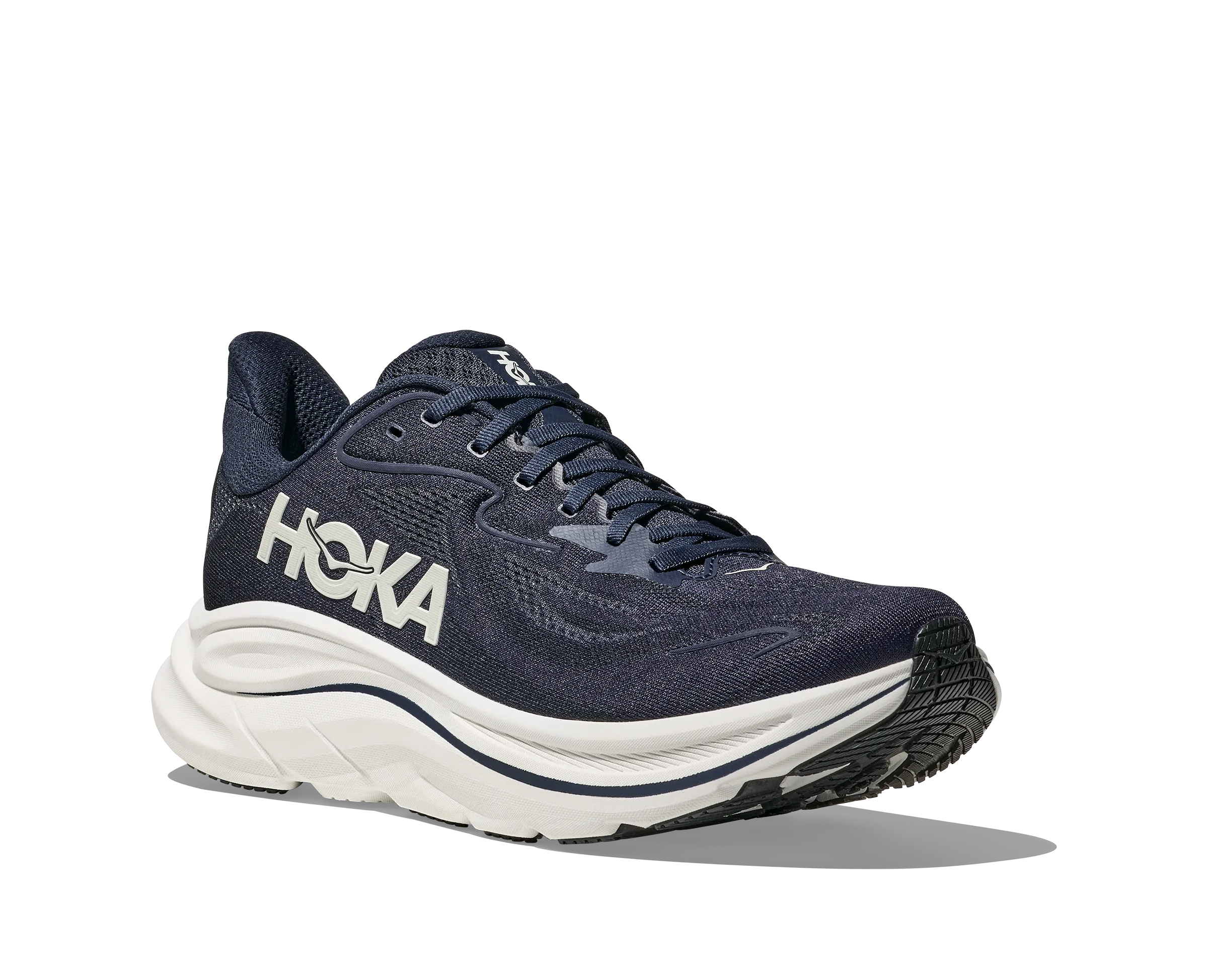 Men's Clifton 10 - Navy / White Daytime running comfort